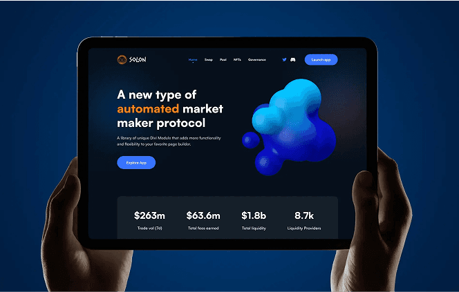 Solon · Crypto trading platform UX