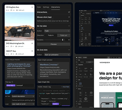Webflow preview